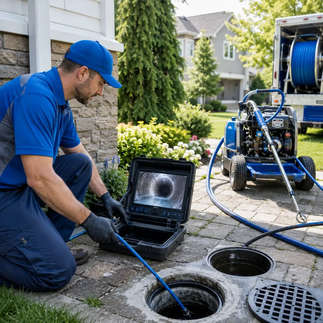 Outdoor drain cleaning professionals serving Holly Ridge, NC